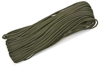 Paracord zelená šnúra 30m