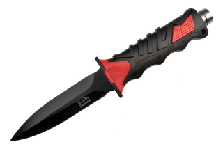 Potápačský nôž červený 28 cm